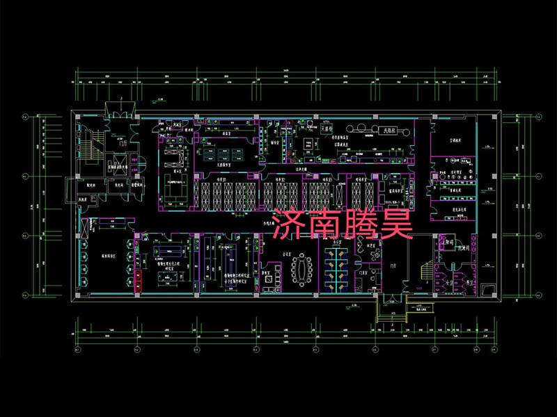 2000平米麻豆精品一区二区综合AV室平麵設計圖